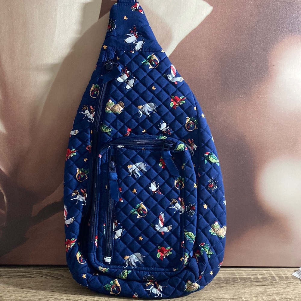 VB x Holiday Large Sling Backpack NWT